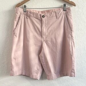 GEORGE Pink Salmon Board Bermuda Shorts Chino Size 34 Cotton Pockets Casual